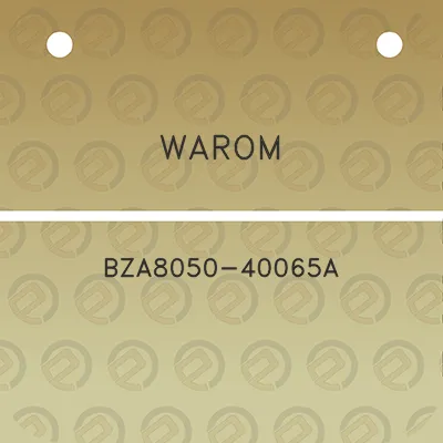 warom-bza8050-40065a