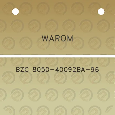 warom-bzc-8050-40092ba-96