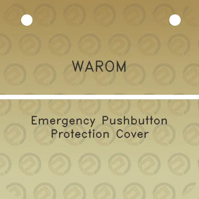 warom-emergency-pushbutton-protection-cover