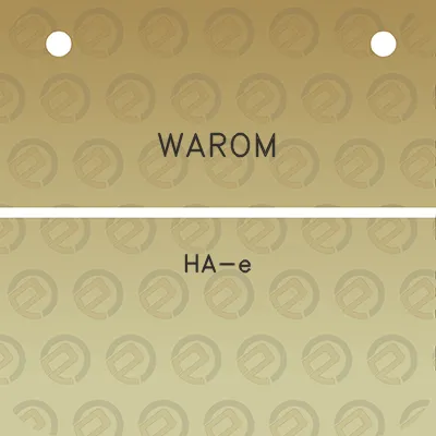 warom-ha-e