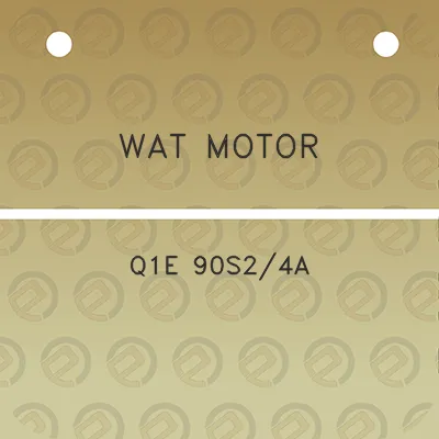 wat-motor-q1e-90s24a