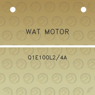 wat-motor-q1e100l24a