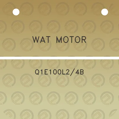 wat-motor-q1e100l24b