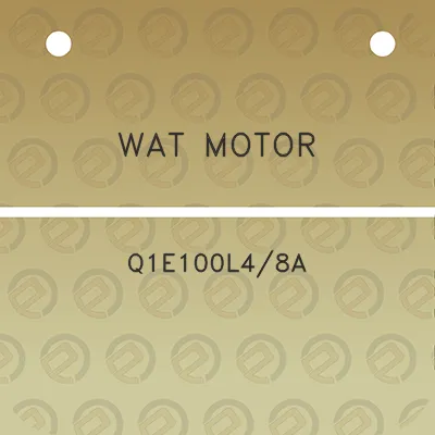 wat-motor-q1e100l48a