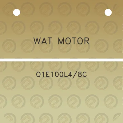 wat-motor-q1e100l48c