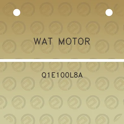 wat-motor-q1e100l8a