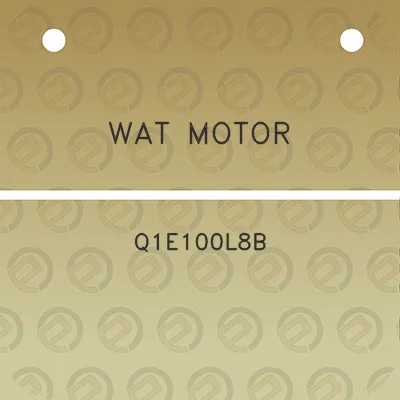 wat-motor-q1e100l8b