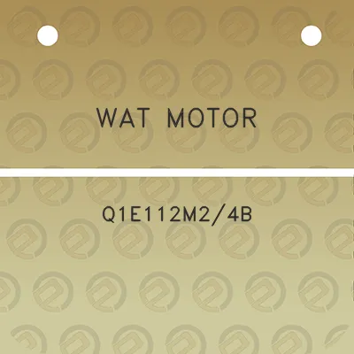 wat-motor-q1e112m24b