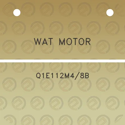 wat-motor-q1e112m48b