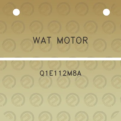 wat-motor-q1e112m8a