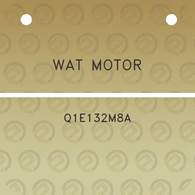 wat-motor-q1e132m8a