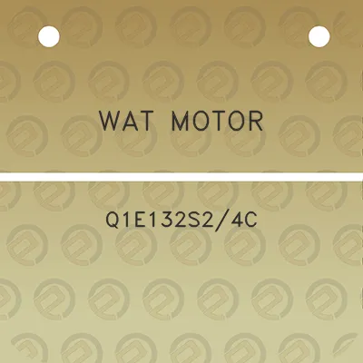 wat-motor-q1e132s24c