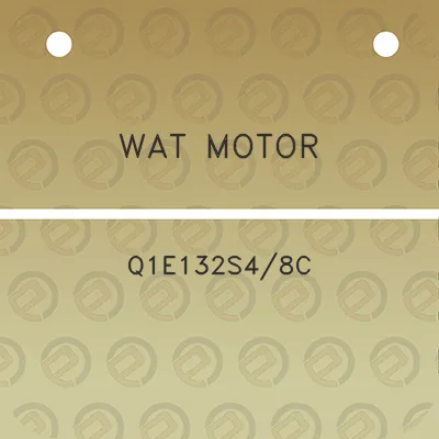 wat-motor-q1e132s48c