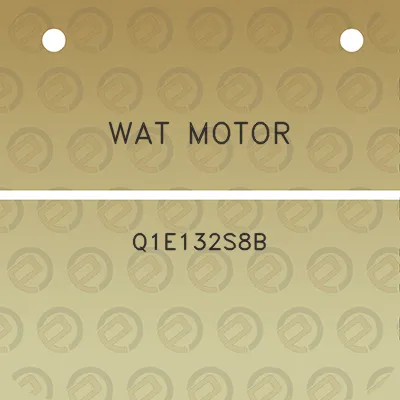 wat-motor-q1e132s8b