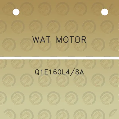 wat-motor-q1e160l48a