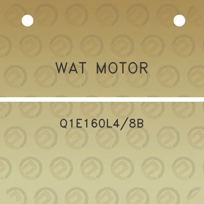 wat-motor-q1e160l48b