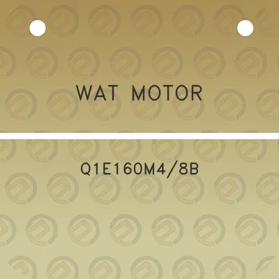 wat-motor-q1e160m48b