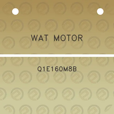 wat-motor-q1e160m8b