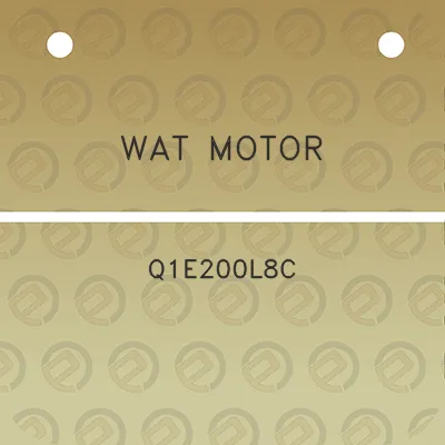 wat-motor-q1e200l8c