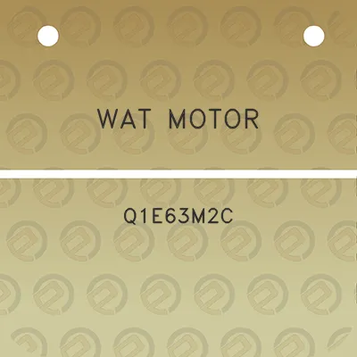 wat-motor-q1e63m2c