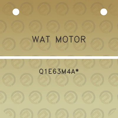 wat-motor-q1e63m4a