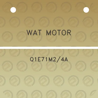 wat-motor-q1e71m24a