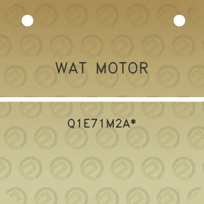 wat-motor-q1e71m2a