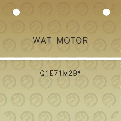 wat-motor-q1e71m2b