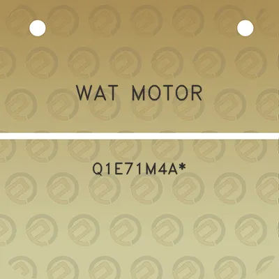 wat-motor-q1e71m4a