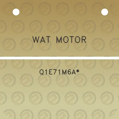 wat-motor-q1e71m6a