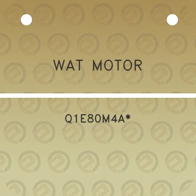 wat-motor-q1e80m4a