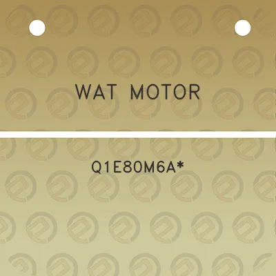 wat-motor-q1e80m6a