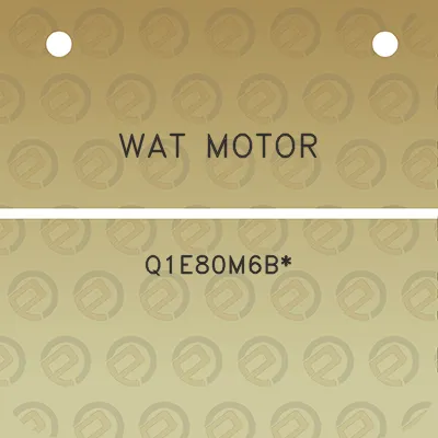 wat-motor-q1e80m6b