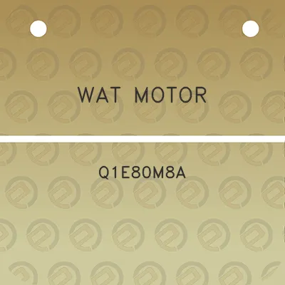 wat-motor-q1e80m8a