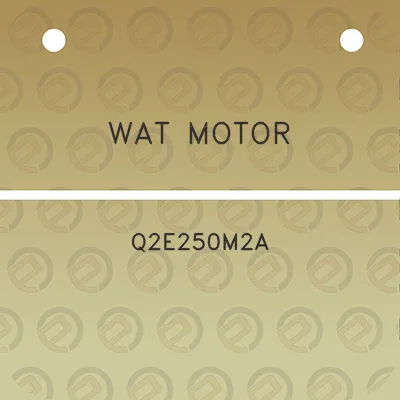 wat-motor-q2e250m2a