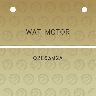 wat-motor-q2e63m2a