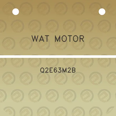 wat-motor-q2e63m2b