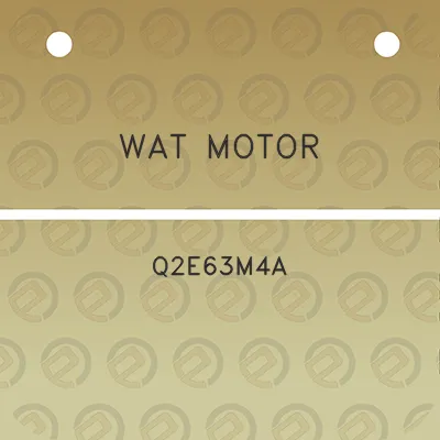 wat-motor-q2e63m4a