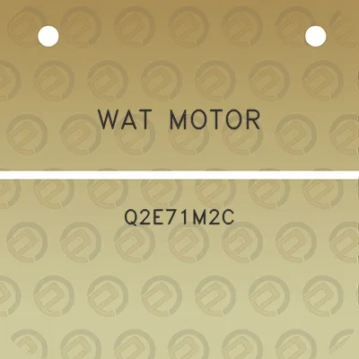 wat-motor-q2e71m2c