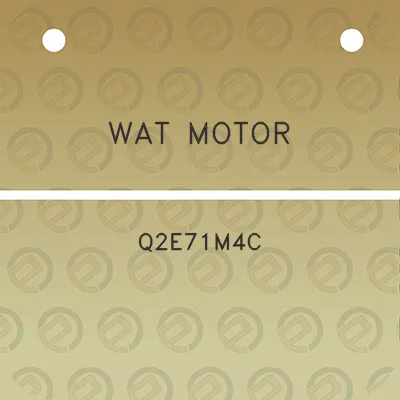 wat-motor-q2e71m4c