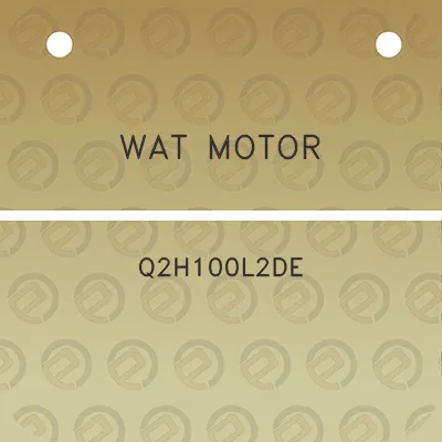 wat-motor-q2h100l2de