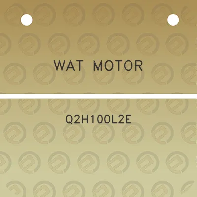 wat-motor-q2h100l2e