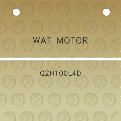 wat-motor-q2h100l4d