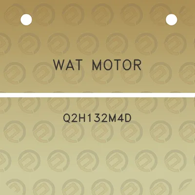 wat-motor-q2h132m4d