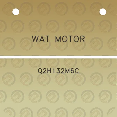 wat-motor-q2h132m6c