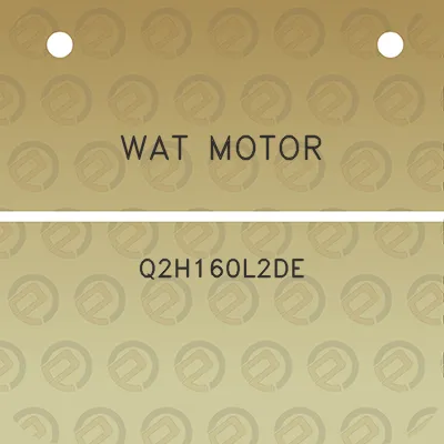 wat-motor-q2h160l2de