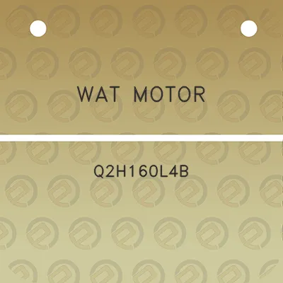 wat-motor-q2h160l4b