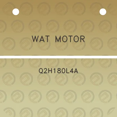 wat-motor-q2h180l4a