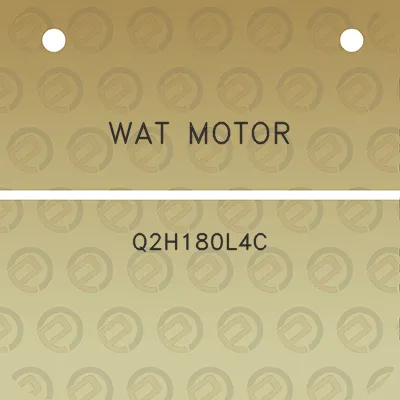 wat-motor-q2h180l4c