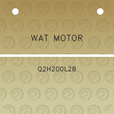 wat-motor-q2h200l2b